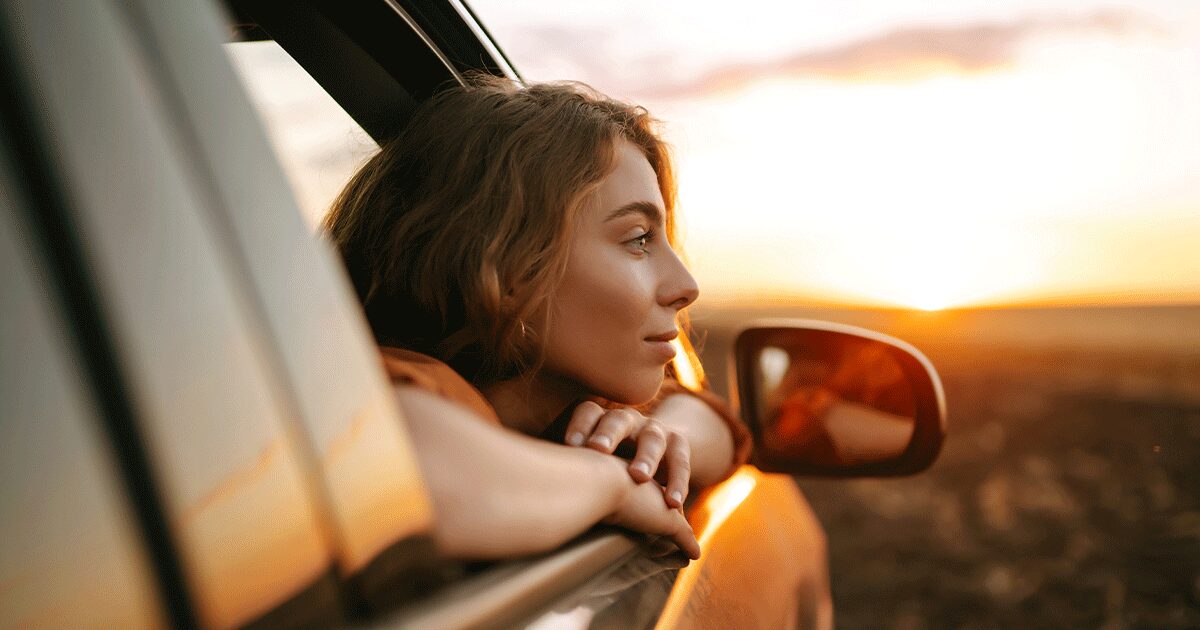 Thoughtful woman reflecting on the possible mental health effects of abortion.